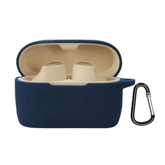 Replacement Case Compatible with Jabra Elite 5 , Shockproof Silicone Case Earbuds Pouch Cover With Carabiner