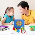 thumbnail image 4 of Bloques de Patrones de Madera, JUEGO DE ROMPECABEZAS DE FORMA GEOMÉTRICA Innovadora para Niños Regalos, 4 of 7
