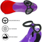 Lil’ Rider Wiggle Car for Ages 3 and Up - Twist, Wiggle, and Go (Purple)
