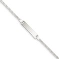 thumbnail image 1 of 925 Sterling Silver Engraveable Childrens Id Bracelet, 1 of 6