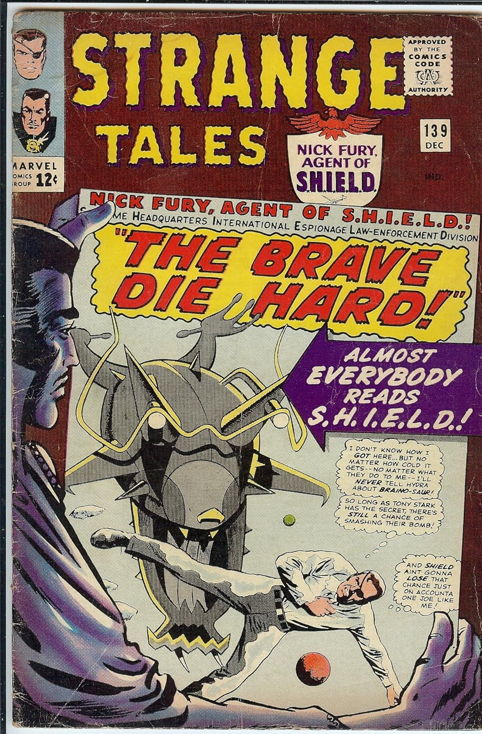 Strange Tales #139 FINE Featuring Nick Fury Dr Stange