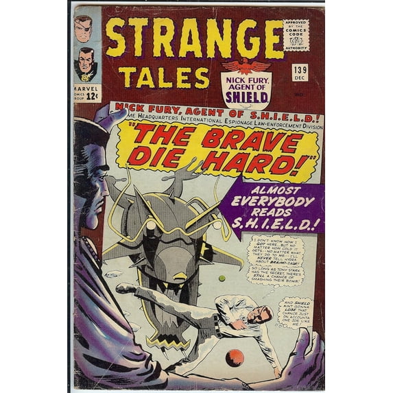 Strange Tales #139 FINE Featuring Nick Fury Dr Stange