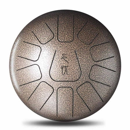 Steel Tongue Drum Handpan D Major 11 Notes Hand Tankdrum Bag Mallets