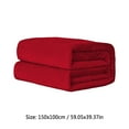 thumbnail image 3 of Kadlawus Under $5 ! Solid Color Flannel Blanket Velvet Soft Cover for Couch Bed Decor Gift Idea Cozy Warmth Lightweight Throw Home Comfort Essential Relaxation Aid, 3 of 7
