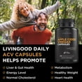 thumbnail image 4 of Livingood Daily Apple Cider Vinegar Capsules with The Mother (1500mg) - ACV Pills with Probiotics & Potassium for Women & Men - Supports Gut Health, Digestion, Appetite & Weight - Vegan, 90 Capsules, 4 of 6