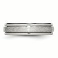 thumbnail image 3 of Titanium Grooved Edge 6mm Satin and Polished Band Size 13, 3 of 3