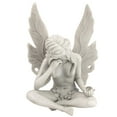 thumbnail image 4 of Design Toscano Gazing Secret Garden Fairy Statue, 10 Inch, Polyresin, Antique Stone, 4 of 4