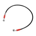 thumbnail image 1 of 70 cm 27.56 "Longitud 10 mm ID Motocicleta Hidráulico Línea de freno Tubo de manguera de aceite 28 ° 0 ° Cable trenzado de acero inoxidable para ATV Motocross Sport Bikes Negro, 1 of 9