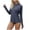 *Navy, variant on Women's UPF 50+ Hooded Sun Protection Shirt,Ladies Lightweight Quick Dry Raglan Sleeves Top,Hiking Running Side Slit Tee For Women,Gray,S-2XL