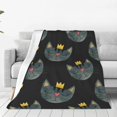 thumbnail image 1 of KLL Faces Of The Cat Pattern Fleece Throw Blanket,Fleece Throw Blankets for Couch & Bed All Season Use-80"x60", 1 of 7