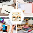 thumbnail image 6 of FORMRS 1-Subject Spiral Notebook 8" x 5" College Ruled 60 Refillable Sheet A5 Hard Cover, Cute Rainbow, 6 of 7