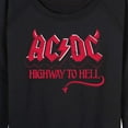thumbnail image 3 of ACDC - Highway To Hell - Women's Lightweight French Terry Long Sleeve Shirt, 3 of 5
