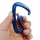thumbnail image 5 of Advancent Mosquetón de escalada para acampar al aire libre, 1200KG, anillo en D, hebilla de engranaje, llavero, broche para montañismo, Ropa Deportiva, Zapatos, 5 of 6