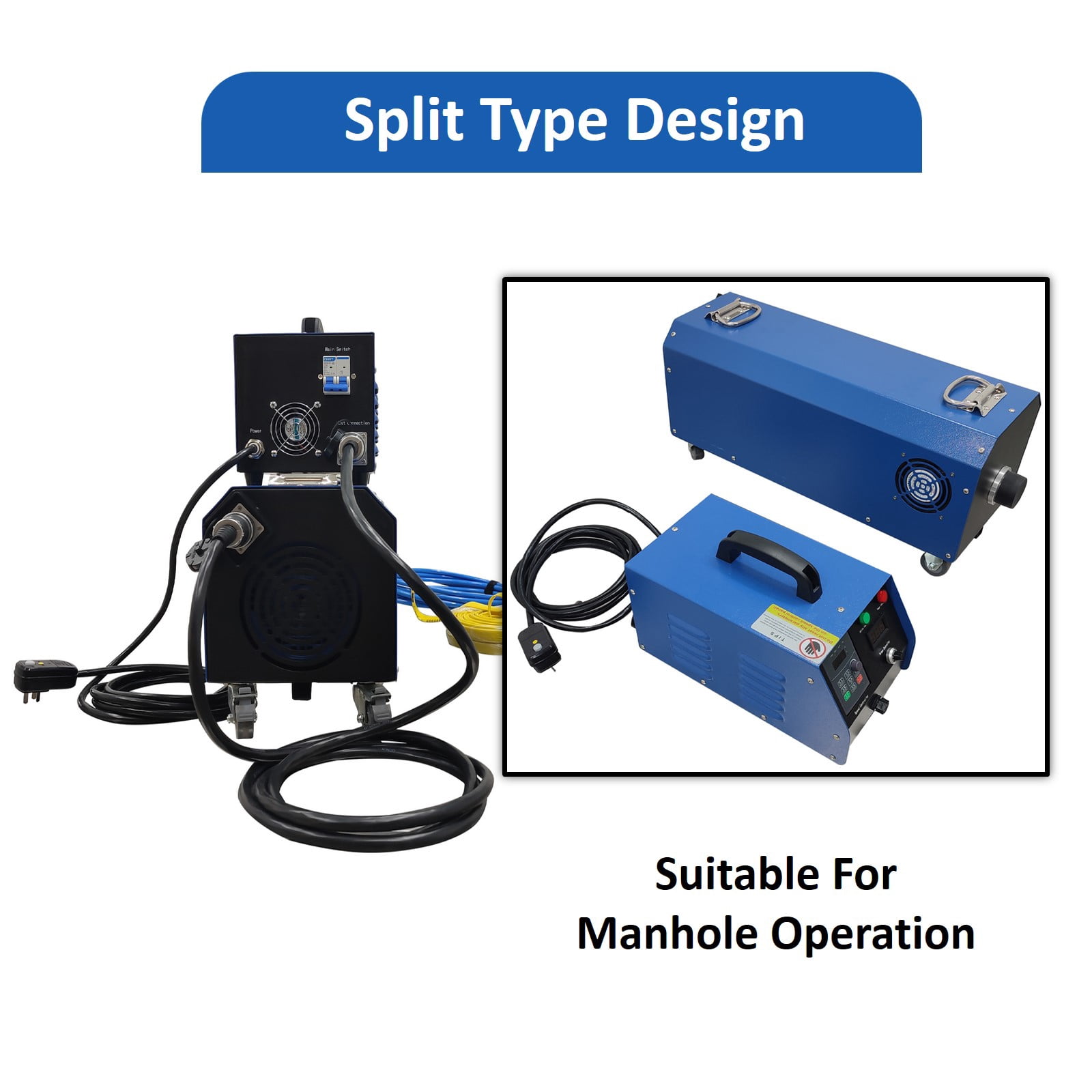 220V Boiler Tube Cleaner Condenser Descaling Cleaning Machine