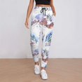 thumbnail image 2 of Women's Sweatpants, Snowy Cottage Holiday Scene Baggy Sweatpants Joggers for Women, Fall Outfits for Women 2024 Lounge Yoga Athletic Workout Pants with Pockets, 2 of 7