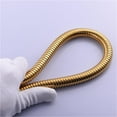 thumbnail image 4 of Gold Bright 1.5M Extra Long Shower Hose for Handheld Shower Head Stainless Steel Pipe Brass, 4 of 5