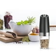 thumbnail image 4 of Homgeek Portable Automatic Electric Gravity Pepper Grinder Blue Salt Mill Muller BPA Free Kitchen Seasoning Grinding Tool Black, 4 of 7
