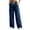 *Navy, variant on VBVC Women's Corduroy Drawstring Sweatpants , Baggy Ribbed Lounge Trousers For Women , Ladies' Wide Leg Casual Pants with Pockets, Black , S-3XL