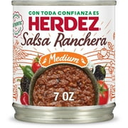 HERDEZ Ranchero Salsa, Regular Medium, 7 oz Aluminum Can