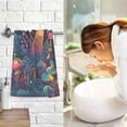 thumbnail image 7 of Dreamtimes Magic Style Mushrooms Hand Towels 2 Pieces, Cotton Bath Towel for Drying Face Hands Body Decorative Water Absorbent Lightweight Towels for Bathroom Ktichen Travel Gym,16"x28", 7 of 7