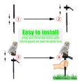 thumbnail image 6 of Garden LED Path Lights，Solar Bird Scarecrow Owl Decoy, Bird Repellent Garden Protectors, Natural Enemy Pest Deterrent Scarecrow, 6 of 10