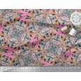 thumbnail image 3 of Soimoi Poly Georgette Fabric Tiles Moroccan Print Fabric by The Yard 42 Inch Wide, 3 of 3