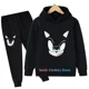 thumbnail image 4 of Conjunto de sudadera con capucha de Sonic, chándal de dibujos animados, sudadera con capucha y pantalones deportivos, sudaderas de 2 piezas para niños, 4 of 5