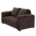 thumbnail image 4 of Sala 3-2 TRINITY Taos 2 piezas ( Sofá, Love Seat ) Chocolate, 4 of 8