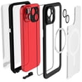 thumbnail image 3 of Funda GHOSTEK Nautical para iPhone 15 Transparente MagSafe contra agua, 3 of 10