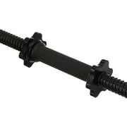 CAP Barbell Standard 14 Dumbbell Handle with Spinlock Collars, Single, Black