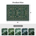 thumbnail image 5 of CHITOOMA 8'x10' Area Rugs for Living Room, Floral Washable Rug Boho Non-Slip Printed Carpet, Vintage Stain Resistant Indoor Rug for Bedroom Dining Room Home Office, 5 of 12