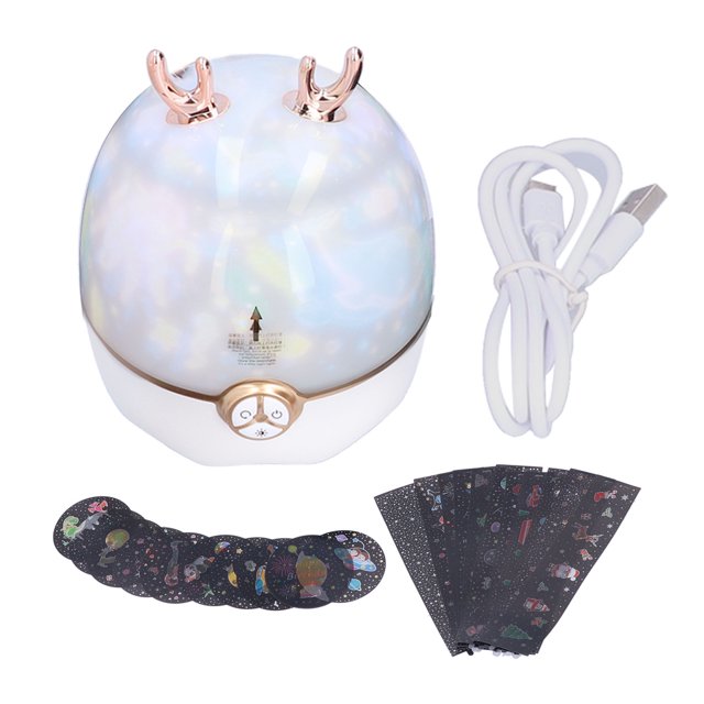 Deer Design Star Sky Projection Lamp USB Chargeable Lampe de Table Lampe de Nuit Ambiante