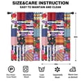 thumbnail image 2 of Blackout Kids Curtains,Pioneer Flower Floral Print Pattern Childrens Insulated Curtains Set Of 2,Bedroom Essentials,Toddler Room Decor 52"x84", 2 of 5