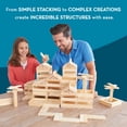 thumbnail image 4 of Juego de 200 tablas de madera Building Toy KEVA Structures para mayores de 5 años, 4 of 6