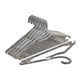 thumbnail image 4 of Perchas para ropa Perchas para ropa Ahorra espacio Perchas ligeras antideslizantes Gris, 4 of 9