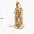 thumbnail image 2 of Build Your Own 3D Wooden Assembly Puzzle Wood Craft Kit Model, Emperor Penguins, 2 of 6