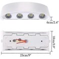 thumbnail image 2 of Lamps 8W LED Wall Lamp Sconce IP68 Waterproof Outdoor Wall Light Up Down Wall Lighting Warm White, 2 of 5