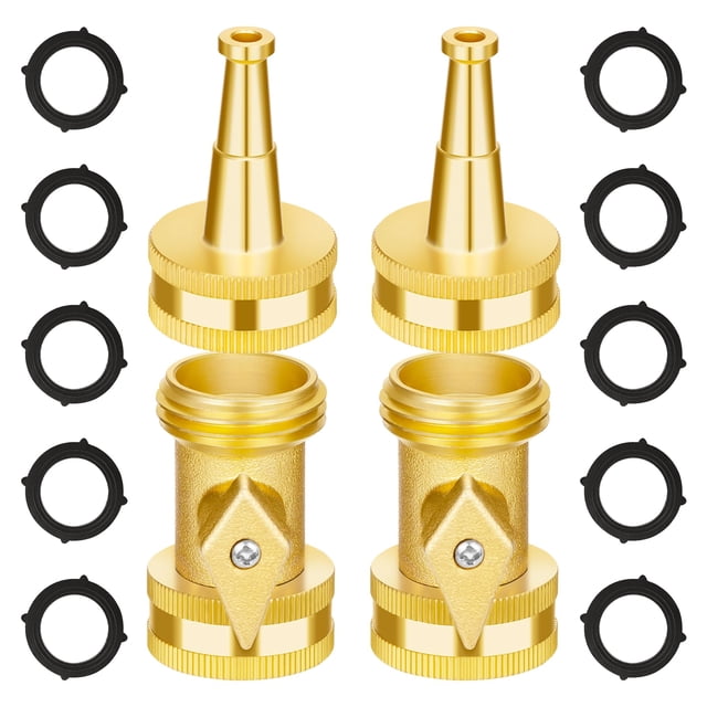Boquilla de manguera de latón AUTOMAN High Pressure Jet, 4 unidades (juego de 2)