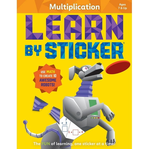 Workman Publishing: Learn by Sticker: Multiplication (Paperback)