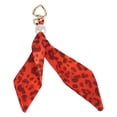 thumbnail image 1 of Ofertas Únicas 1 Pc Llaveros de Encanto de Bolso Accesorios de Bufanda de Leopardo Rojo, 1 of 6