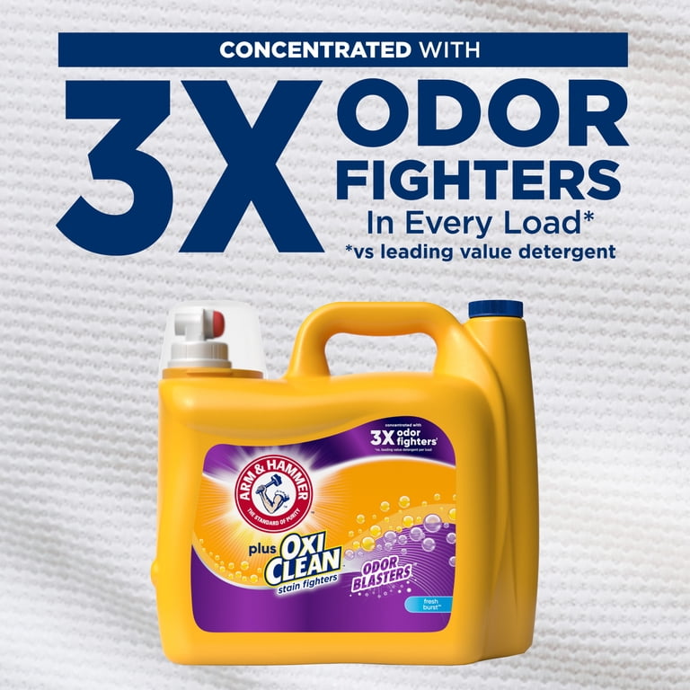 ARM & HAMMER Plus OxiClean with Odor Blasters Liquid Detergent