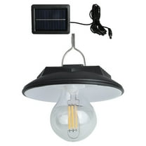 HBASD Solar Shed Light 3 Color Temperature Solar Pendant Light For Garden Barn Solar Lamp Supplies (B）