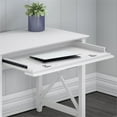 thumbnail image 3 of Scranton & Co Engineered Wood 54W Computer Desk and Chair Set in Pure White Oak, 3 of 8