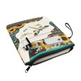 thumbnail image 3 of HELLHERO Vintage Book Sleeve with Waterproof Polyester Fabric Book Carrying Case Washable Home Study & Portable Organization for Classmate 8.66 x 11.42, 3 of 8