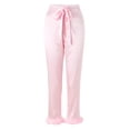 thumbnail image 2 of MSJUHEG Nightgowns for Women Womens Pajama Sets Pajamas for Women Pajama Sets for Women 2 Piece Pajama Set for Women Polyester Pink M, 2 of 8