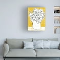 thumbnail image 3 of Annie Warren 'Golden Peony II' Canvas Art, 3 of 3