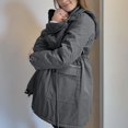 thumbnail image 6 of Maternity 3 in 1 Winter Coat 2025 Quilted Lined Hooded Puffer Down Jacket Parka Warm Thicken with Pockets, 6 of 6