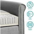 thumbnail image 2 of BALUS Living Room Sofa Set, Linen Fabric Sectional Sofa and Loveseat Sets, Free Combination Couch Perfect for Small Spaces, Light Grey, 2 of 6