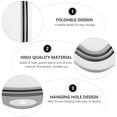 thumbnail image 4 of Minkissy 1Pcs Kitchen Drain Board Foldable Draining Basket Silicone White for Practical Use, 4 of 8