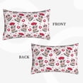 thumbnail image 2 of Lsque Caring Cow Pattern Pillow Case – Soft & Cozy Throw Pillow Cover, Hypoallergenic Cushion Case for Sleeping Women with Envelope Closure-14"x20", 2 of 6